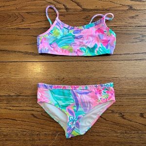 Lilly Pulitzer two piece swim suit